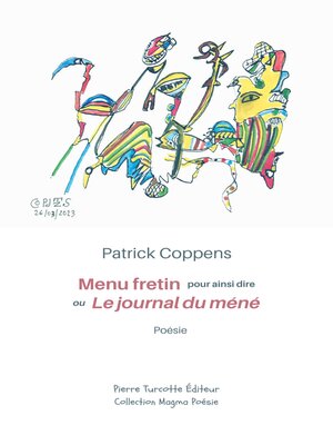 cover image of Menu fretin pour ainsi dire ou Le journal du méné